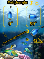 EYEWA V7 Pencari Ikan Terlihat dengan Monitor LCD 7 Inci dan Kit Kamera dengan Baterai 4500mah untuk Memancing di Bawah Air Musim Dingin/Laut/Sungai Es