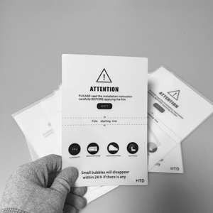 0.145mm Anti-empreintes digitales Tpu Hydrogel <span class=keywords><strong>Film</strong></span> protecteur d'écran 120mm * 180mm 3d feuille de coupe souple pour téléphones mobiles montres intelligentes - Product Image 1