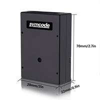 Module de scanner de code-barres 2D Symcode MJ-2090 Mini, détection automatique, prise en charge USB/porte série, source lumineuse laser, noir, CMOS