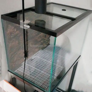 ตู้ปลาทองขนาดใหญ่แบบกำหนดเอง ฝาปิด DIY แบบแข็งและแบบโปร่ง ตกแต่งภายนอกสไตล์อินดัสเทรียล ผนังม่านบันได โรงเรือนกระจก กระจกนิรภัยแบบโซลาร์ - Product Image 6