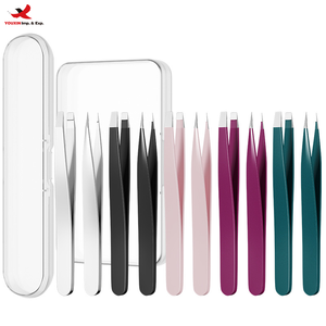 Pince à épiler de précision en acier inoxydable pour sourcils, pointue et précise, outil de stylisation des sourcils, GZ RTS, commande en gros mixte, livraison en 3 jours - Product Image 1