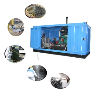 100Mpa to 150Mpa ultra high pressure water jetting machine industry heat exchanger pipeline cleaning machine