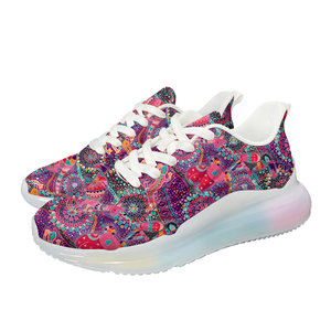 Nouvelles baskets de Style bohème pour femmes imprimer à la demande chaussure de course à coussin d'air chaussures de sport de Tennis à lacets légères livraison directe - Product Image 2