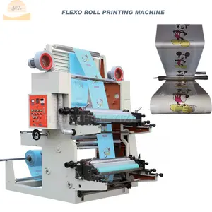 मिनी 1-6 8 रंग flexographic बैनर गर्मी हस्तांतरण के लिए रोल करने के लिए रोल चिपकने वाला स्टीकर प्रिंटर flexo लेबल मुद्रण प्रेस मशीन