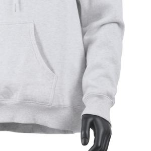 Sweat à capuche surdimensionné en molleton de coton à épaules tombantes avec logo brodé personnalisé TOPSHOW pour hommes - Product Image 5