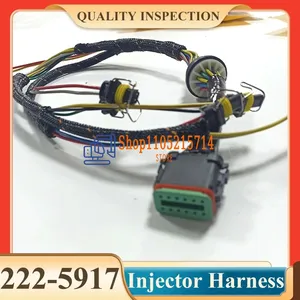 Arnés de cableado para inyector de combustible de excavadora C7, modelos 325D 329D, referencia 222-5917 2225917 - Product Image 3