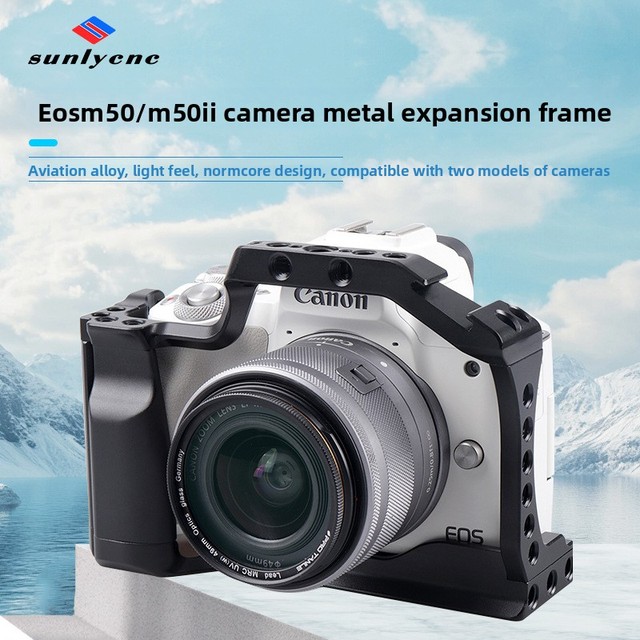 For EOS M50/EOS M5 Camera Rig Cage (Aluminum Alloy) Photography Accessories