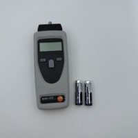 Tachometer testo 470 rpm digital non-kontak dengan rpm, kecepatan, pengukuran panjang (0563 0470)