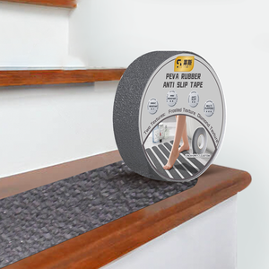 Cinta antideslizante de escalera de <span class=keywords><strong>goma</strong></span> PEVA transparente para peldaños de escaleras - Product Image 3
