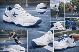 Haute qualité maille absorbant les chocs sport respirant Badminton Pickleball Padel chaussures <span class=keywords><strong>de</strong></span> Tennis pour femmes hommes conception été printemps - Product Image 2