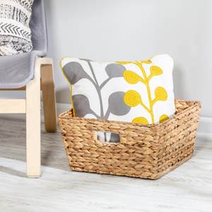 Panier de rangement en bambou naturel fait à la main, panier organisateur tissé à la main, bac de rangement écologique pour la maison, pour vêtements, jouets et accessoires - Product Image 2
