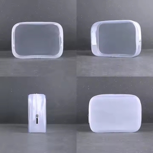 Tùy Chỉnh Trang Điểm Pouch Trong Suốt Không Thấm Nước Du Lịch Vệ Sinh Cá Nhân Túi Rõ Ràng PVC Tùy Chỉnh In Mỹ Phẩm Trang Điểm Túi - Product Image 5