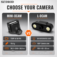 Télécommande SKYDROID T10 10CH 2.4GHz FHSS avec caméra, récepteur R10, liaison de données 10KM, mini DCAM pour drone UAV, certifiée CE/FCC