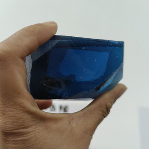 Nanosital sin cortar, materia prima, topacio azul cielo # Piedras Nano Sintéticas de Color A111, Nano Gemas para la Elaboración de Piedras Sueltas - Product Image 5