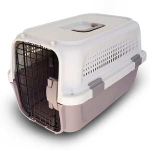 Trasportini per cani in plastica portatili ecologici scatola per aviazione animale gabbia da viaggio per animali domestici scatola d'aria per animali domestici approvata dalla compagnia aerea - Product Image 4