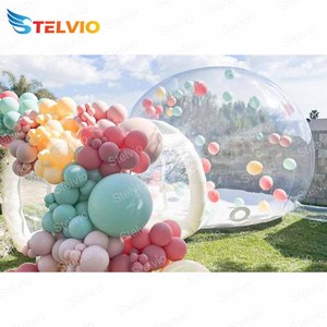 2023 nouveau style populaire ballon à air chaud art publicité gonflable ballon à air chaud drôle maison gonflable bulle dôme - Product Image 1