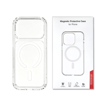 Coque de téléphone premium d'usine d'origine avec fonction magnétique anti-chute, coque hybride transparente pour iPhone 17 18 Pro Max Air