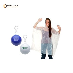 Promotionnel Personnalisé Imprimé En Plastique <span class=keywords><strong>Transparent</strong></span> Jetable <span class=keywords><strong>Boule</strong></span> Poncho - Product Image 4