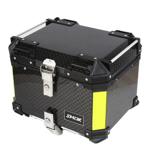 45L Carbon Fiber Top box Motorcycle Rear Top Case 12K luxury accessories for waterproof shockproof motorcycles Tail Boxs