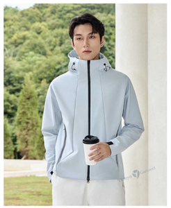 Veste Softshell Homme Légère et Fine ODM, Imperméable 8000 mm, Respirante, Doublure Polaire Écologique pour la Randonnée et les Trajets Quotidiens - Product Image 2