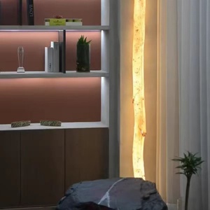 Rất mờ độc đáo hiệu ứng ánh sáng 1m 2M 3m tùy chỉnh FRP nhân tạo cây bạch dương thân cây với LED - Product Image 4