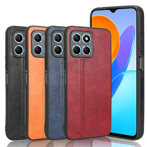 Nouvelle <span class=keywords><strong>coque</strong></span> de protection légère en cuir PU à motif vachette pour téléphone portable Huawei <span class=keywords><strong>Honor</strong></span> X8 5G/X6 5G/Play <span class=keywords><strong>6C</strong></span> - Product Image 3
