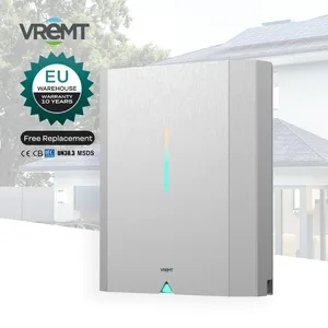 بنك طاقة بنظام تخزين الطاقة بطارية تخزين الطاقة الشمسية للاستخدام المنزلي حاصل على شهادة VREMT من الاتحاد الأوروبي