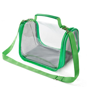 Vogelkooi Papegaaienkooi Duif Hagedis Transparante Plastic Draagtas met Rits - Product Image 6