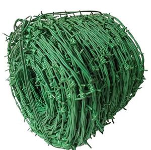 Alambre de púas de hierro galvanizado en caliente de 500m por rollo, antiescalada, de bajo precio, para seguridad y protección de aeropuertos - Product Image 5