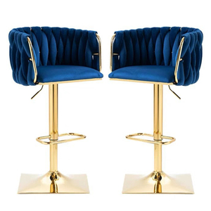 Chaise <span class=keywords><strong>de</strong></span> <span class=keywords><strong>bar</strong></span> comptoir en métal nordique pivotant ensemble <span class=keywords><strong>de</strong></span> meubles <span class=keywords><strong>de</strong></span> maison moderne haute en bois velours cuisine cuir or chaise <span class=keywords><strong>de</strong></span> luxe tabourets <span class=keywords><strong>de</strong></span> <span class=keywords><strong>bar</strong></span> - Product Image 4