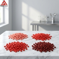 Masterbatch rouge haute concentration pour le moulage de plastiques PE/PP avec une stabilité de couleur longue durée et une résistance à la migration