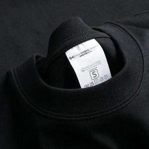 เสื้อยืดโอเวอร์ไซส์พรีเมียมสไตล์สตรีทแวร์ เสื้อยืดสีพื้นเรียบแบบยูนิเซ็กส์สำหรับผู้ชาย เสื้อยืดพิมพ์ลายตามสั่ง - Product Image 2