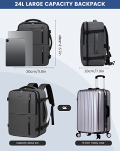 LOVEVOOK Mochila Maleta de <span class=keywords><strong>Viaje</strong></span> <span class=keywords><strong>para</strong></span> Hombre Nuevo Diseño 2025, Equipaje de Mano Aprobado <span class=keywords><strong>para</strong></span> <span class=keywords><strong>Avión</strong></span> 40x30x20, <span class=keywords><strong>para</strong></span> Laptop de 14 Pulgadas - Product Image 3
