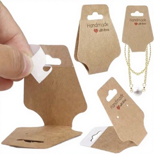 Étiquettes de prix personnalisées Qrikko anti-contrefaçon en carton pour bijoux, vêtements et chaussures - Cartes suspendues vierges pliables spéciales - Product Image 3