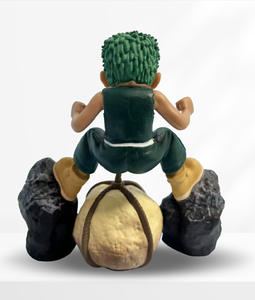 Nouvelles figurines d'<span class=keywords><strong>anime</strong></span> <span class=keywords><strong>One</strong></span> <span class=keywords><strong>Piece</strong></span>, figurines d'enfant Zoro mordant des pierres, animation manuelle, décoration de la maison, modèle de collection, ornements - Product Image 3