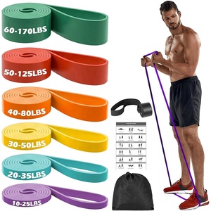 Banda Elástica de Resistencia TPE de 2080 mm de Alta Elasticidad, la Más Vendida, para Asistencia en Dominadas, con Impresión Personalizada - Product Image 1