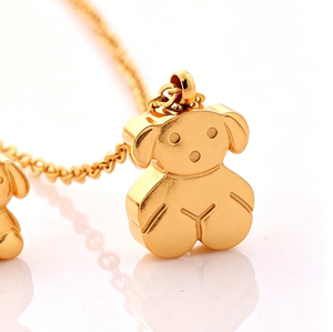 Solicite el Catálogo: Joyería Española, <span class=keywords><strong>Conjunto</strong></span> de Aretes y Collar con Diseño de Oso, Joyería para <span class=keywords><strong>Mujer</strong></span>, Joyería de Alta Calidad, Joyería con Diseño de Animales en Oro - Product Image 4