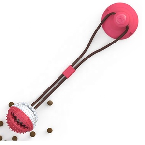 Nouveau disque de succion fuite d'aliments pour animaux de compagnie interactif ventouse boules mâcher <span class=keywords><strong>chien</strong></span> corde jouet - Product Image 3