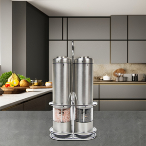<span class=keywords><strong>Amazon</strong></span> Offre Spéciale <span class=keywords><strong>Moulin</strong></span> à sel et à <span class=keywords><strong>poivre</strong></span> électrique portable en acier inoxydable avec broyeur à épices léger pour la maison emballé dans une boîte - Product Image 6