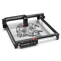 Máquina de Grabado Láser Mecpow X5 de 22 W, Área de Grabado de 600x600 mm, Punto Láser de 0.08x0.1 mm con Asistencia de Aire Automática, UE