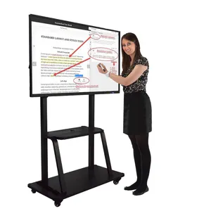 Beyaz tahta için interaktif interaktif beyaz tahta 65 inç interaktif kiti öğretmek için akıllı sınıf dijital tahta için