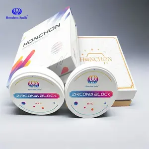 98mm <span class=keywords><strong>Dental</strong></span> <span class=keywords><strong>Zirconia</strong></span> blangko, Honchon STC CAD Cam <span class=keywords><strong>AG</strong></span> <span class=keywords><strong>Dental</strong></span> Zirconium kosong 95mm <span class=keywords><strong>Zirconia</strong></span> Disk produsen - Product Image 1