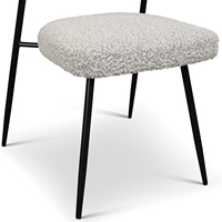 Échantillon gratuit de chaises de salle à manger de restaurant nordique rembourrées de luxe moderne en gros pour restaurant