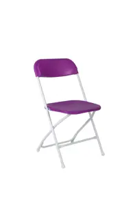 Plastic Wedding Folding Chair Outdoor Event Wedding Garden Plastic Folding Chair