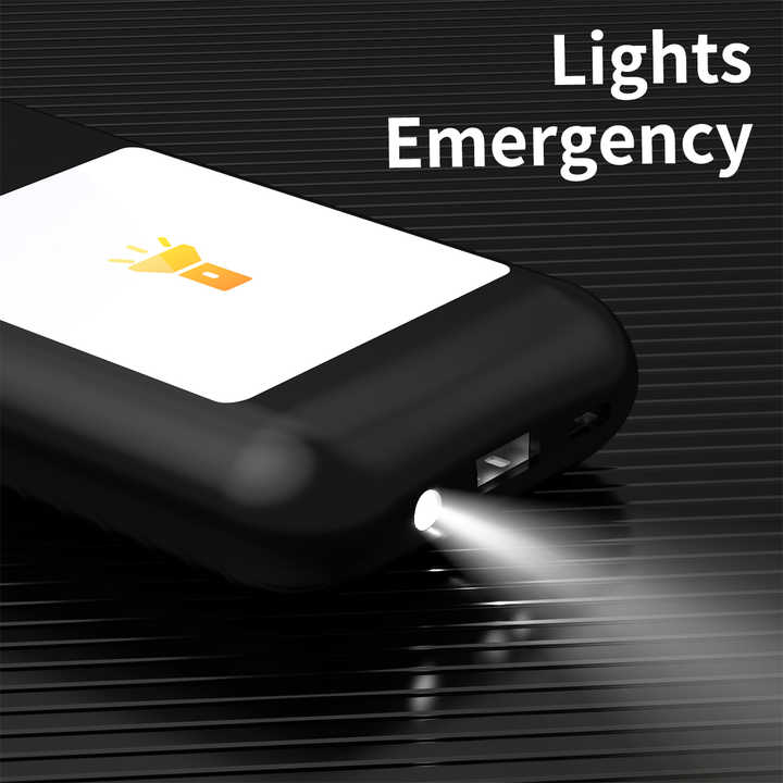 2025 nouveaux écouteurs sans fil ANC + batterie externe + lampe de poche 3-en-1 écouteurs et écouteurs à écran tactile avec> 5000mAH capacité de batterie