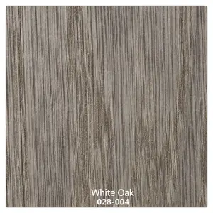 Chapa de roble blanco americano de alta calidad, chapa de roble blanco teñido, Panel laminado de Mdf decorativo y puerta de madera
