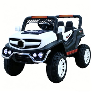 Auto Eléctrico de Plástico para Niños, con Asiento para Niños y Niñas, Cuatro Ruedas, Doble Tracción, Control Remoto, Música, Conducción Autónoma, Carga de Batería - Product Image 2