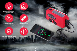 Solaire à remontage manuel lampe de poche <span class=keywords><strong>pas</strong></span> <span class=keywords><strong>cher</strong></span> portable l'amfm <span class=keywords><strong>radio</strong></span> avec lampe de poche - Product Image 3