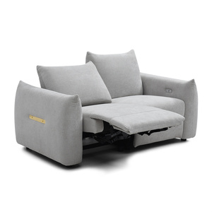 Ensemble de <span class=keywords><strong>canapé</strong></span> inclinable <span class=keywords><strong>électrique</strong></span> 3 + 2 places Salon Chaises inclinables <span class=keywords><strong>électrique</strong></span>s en tissu Ensemble de <span class=keywords><strong>canapé</strong></span> avec console de rangement USB Porte-gobelet - Product Image 2