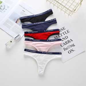 <span class=keywords><strong>Tanga</strong></span> de Mujer, Sexy, de Algodón, con Estampado de Letras, Bragas de Cintura Baja, <span class=keywords><strong>Mini</strong></span> <span class=keywords><strong>Bikini</strong></span> de Moda - Product Image 2